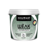 Декоративное покрытие Bayramix Easy Wall Перламутровый шелк белая 1 кг