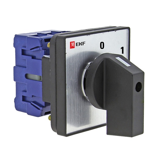 Переключатель кулачковый EKF PROxima ПК-1-12 10А 230 В 2NO IP20 2P черный (pk-1-12-10)