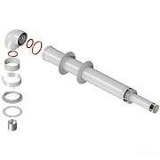 Дымоход коаксиальный Rommer универсальный d60/100 мм комплект (совместим с котлами Baxi)