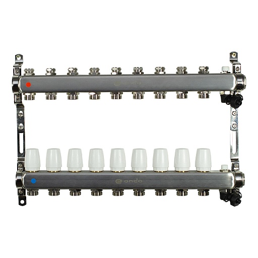 Коллекторная группа Ondo 1 ВР(г) х 9 выходов 3/4 НР(ш) ЕК х 1 ВР(г)