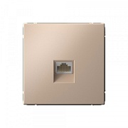 Розетка компьютерная Systeme Electric ArtGallery встраиваемая песочная RJ45 (GAL001286)