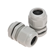 Кабельный ввод Rexant MG25 диаметром 13-18 мм IP68 пластиковый серый (2 шт.) (07-8125-02 / 07-8125-2)