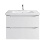 Комплект тумба с раковиной Sanstar Lanciano 80 см подвесная белая (306.1-1.5.1.К)