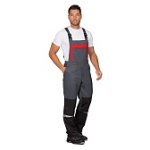 Костюм мужской защитный ГК Спецобъединение КМ-10 44-46 рост 170-176 см серо-красный/черный Костюм мужской защитный ГК Спецобъединение КМ-10 44-46 рост 170-176 см серо-красный/черный