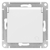 Розетка Systeme Electric AtlasDesign встраиваемая лотос со шторками с крышкой (ATN001346)