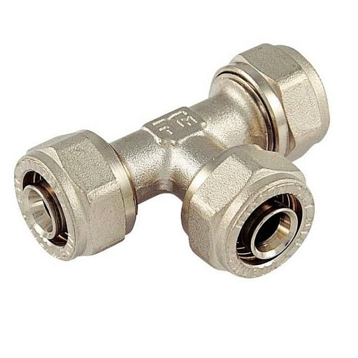 Тройник Tiemme 26 обж(ц) х 16 обж(ц) х 26 обж(ц) (1600043)