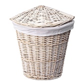Корзина для белья WasserKraft Vils 390х390х560 мм 59,9 л белая (WB-560-L) Корзина для белья WasserKraft Vils 390х390х560 мм 59,9 л белая (WB-560-L)