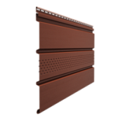 Docke PREMIUM Софит с центральной перфорацией (Гранат)