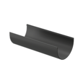 Docke PREMIUM Желоб водосточный 1,5м (Графит) Docke PREMIUM Желоб водосточный 1,5м (Графит)