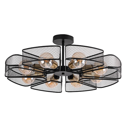 Люстра потолочная Arte Lamp Maasym E27 480 Вт 18 кв.м (A7044PL-8BK)