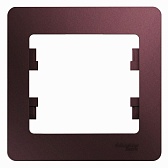 Рамка Systeme Electric Glossa одноместная баклажановая (GSL001101) Рамка Systeme Electric Glossa одноместная баклажановая (GSL001101)