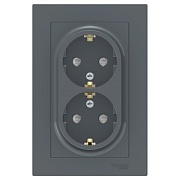 Розетка Systeme Electric AtlasDesign встраиваемая грифель со шторками (ATN000726) Розетка Systeme Electric AtlasDesign встраиваемая грифель со шторками (ATN000726)