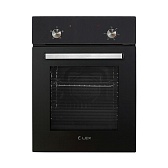 Духовой шкаф электрический встраиваемый Lex EDM 4540 BL 450 мм черный