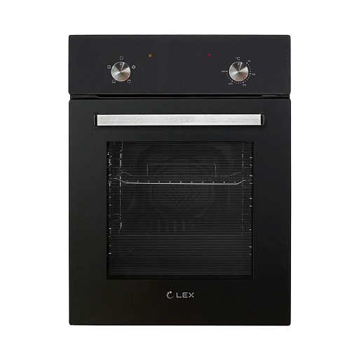 Духовой шкаф электрический встраиваемый Lex EDM 4540 BL 450 мм черный