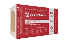 Утеплитель Роквул Лайт Баттс 50x600x1000 мм 6 кв. м - фотография 1