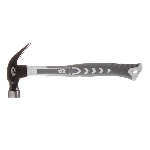 Молоток-гвоздодер КМ 560 г фибергласовая обрезиненная ручка (675302) Молоток-гвоздодер КМ 560 г фибергласовая обрезиненная ручка (675302)