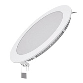 Светильник встраиваемый светодиодный белый 12 Вт 3000К IP20 Gauss Slim ДВО (939111112) Светильник встраиваемый светодиодный белый 12 Вт 3000К IP20 Gauss Slim ДВО (939111112)