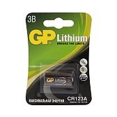 Батарейка GP Batteries CR123A 3 В (1 шт.) Батарейка GP Batteries CR123A 3 В (1 шт.)