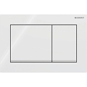 Клавиша смыва для инсталляций Geberit Omega белая/хром глянцевый (115.080.KJ.1)