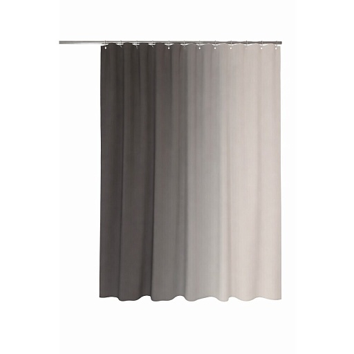Штора для ванны Primanova Sharm 1800х2000 мм полиэстер серая (DR-40002)