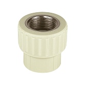 Муфта полипропиленовая Valfex 20 мм х 3/4 ВР(г) серая (10129120Г) Муфта полипропиленовая Valfex 20 мм х 3/4 ВР(г) серая (10129120Г)