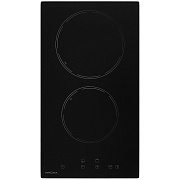 Варочная панель электрическая Krona Edel 30 BL TK 2 конфорки черная