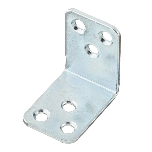 Уголок мебельный оцинкованный 42х42х30х2,3 мм Уголок мебельный оцинкованный 42х42х30х2,3 мм