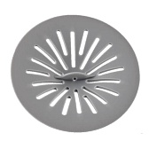 Фильтр пробка для ванны и мойки VIRPlast d110 мм серая (30724771)