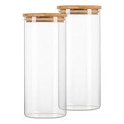 Банка стеклянная Master House Тауэр 1,5 л с крышкой (2 шт.) Банка стеклянная Master House Тауэр 1,5 л с крышкой (2 шт.)