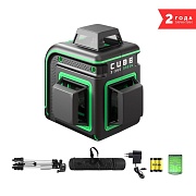 Уровень лазерный ADA Cube 3-360 Green Professional Edition (А00573) со штативом