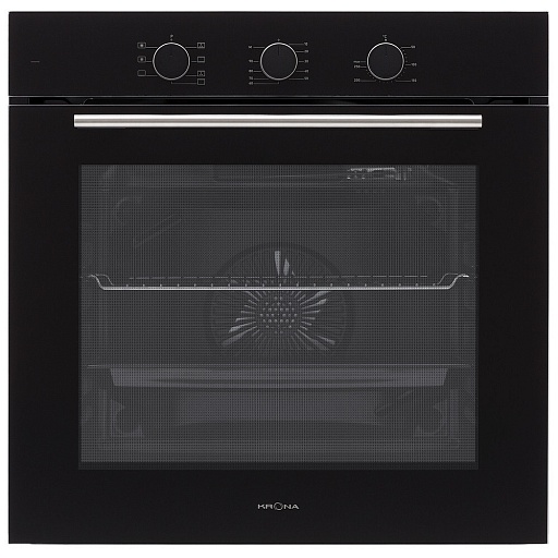 Духовой шкаф электрический встраиваемый Krona Element Plus 60 BL 595 мм черный Духовой шкаф электрический встраиваемый Krona Element Plus 60 BL 595 мм черный