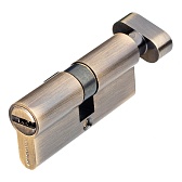 Цилиндр Palladium 70 C BK AB 70 35х35 мм ключ/вертушка античная бронза Цилиндр Palladium 70 C BK AB 70 35х35 мм ключ/вертушка античная бронза