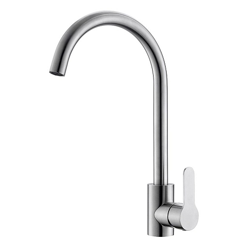 Смеситель для кухни Corsa Deco Creek нержавеющая сталь с высоким изливом однорычажный (966373) Смеситель для кухни Corsa Deco Creek нержавеющая сталь с высоким изливом однорычажный (966373)