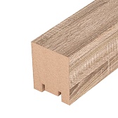 Декоративная рейка МДФ 30х40х2700 мм дуб сонома Stella