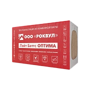 Утеплитель Роквул Лайт Баттс Оптима 50x600x1000 мм 6 кв. м