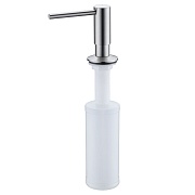 Дозатор для мыла WasserKraft встраиваемый пластик никель (K-1499)