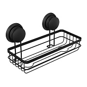 Полка для ванной Fora Grafit 260х140х135 мм металл черная (FOR-GRA033/7083)