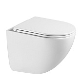 Унитаз подвесной Abber Bequem безободковый белый с сиденьем дюропласт микролифт смыв торнадо (AC1131TC) Унитаз подвесной Abber Bequem безободковый белый с сиденьем дюропласт микролифт смыв торнадо (AC1131TC)