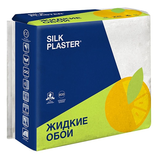 Жидкие обои Silk Plaster Стандарт 027 коричневые 0,799 кг