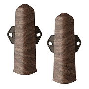 Угол наружный Деконика 100 мм орех Г-профиль (2 шт.)