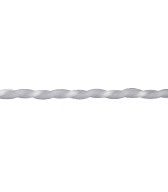 Нить крученая полиамидная 2 пряди белая 187 текс d1 мм 250 м Нить крученая полиамидная 2 пряди белая 187 текс d1 мм 250 м