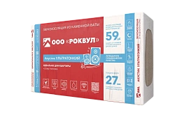 Звукоизоляция Роквул Акустик ультратонкий 27x600x1000 мм 7,2 кв. м - фотография 2