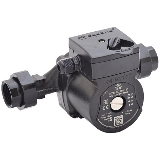 Циркуляционный насос для систем отопления Aquario AC 254-180 DN25 подъем 4 м 180 мм с гайками (5354) Циркуляционный насос для систем отопления Aquario AC 254-180 DN25 подъем 4 м 180 мм с гайками (5354)