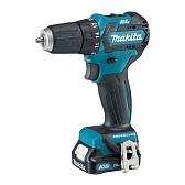 Дрель-шуруповерт аккумуляторная безударная Makita DF332DWME (DF332DWME) 12В 2х4Ач Li-Ion 2 АКБ иЗУ Дрель-шуруповерт аккумуляторная безударная Makita DF332DWME (DF332DWME) 12В 2х4Ач Li-Ion 2 АКБ иЗУ