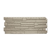 Панель фасадная Альта-Профиль Камень скалистый Эко 1170х450 мм кремовая