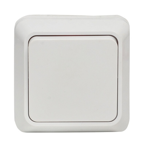 Выключатель EKF Рим одноклавишный накладной белый (ENV10-021-10)