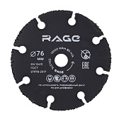 Диск пильный универсальный для мини УШМ Rage by Vira 76x10x1,8 мм 8 зубьев (594376) Диск пильный универсальный для мини УШМ Rage by Vira 76x10x1,8 мм 8 зубьев (594376)