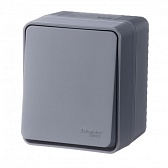 Выключатель Systeme Electric AtlasDesign Profi54 одноклавишный накладной антрацит (ATN544011) Выключатель Systeme Electric AtlasDesign Profi54 одноклавишный накладной антрацит (ATN544011)