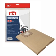 Мешок для пылесоса КМ 60 л к модели VC-2001/60 бумага для сухой уборки (5 шт.) (PBVC-60) Мешок для пылесоса КМ 60 л к модели VC-2001/60 бумага для сухой уборки (5 шт.) (PBVC-60)