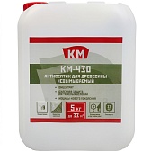 Антисептик КМ 430 невымываемый для дерева биозащитный концентрат 1:9 5 кг зеленый